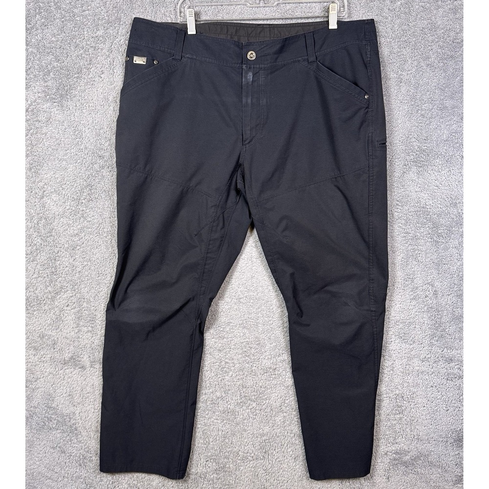 Kuhl Pants Men 40x30 Silencr Ripstop Full Softshell Hike Tech Outdoor 5166